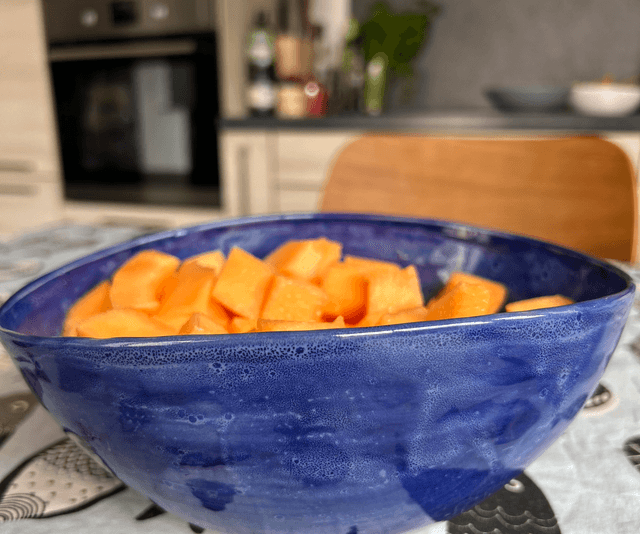 Saladier bleu nuit