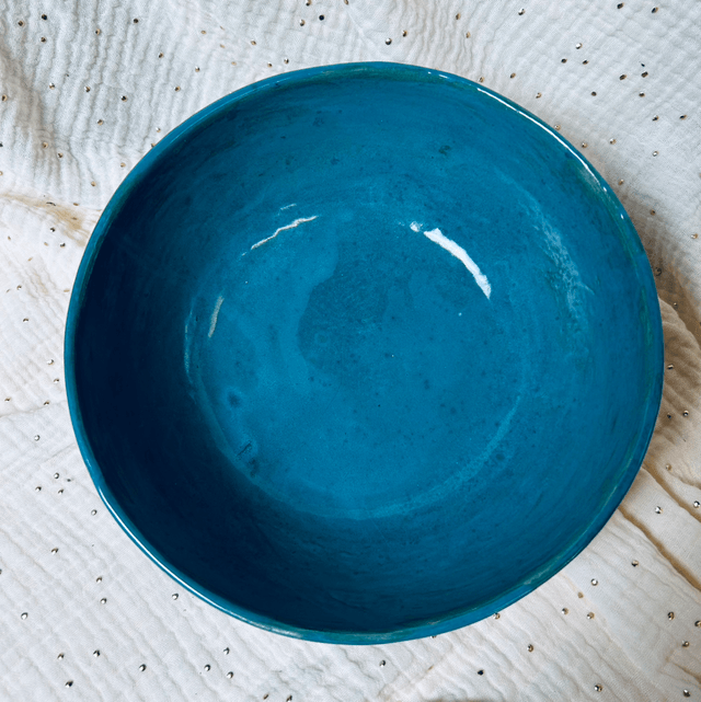 Saladier turquoise