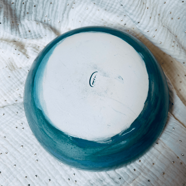 Saladier turquoise