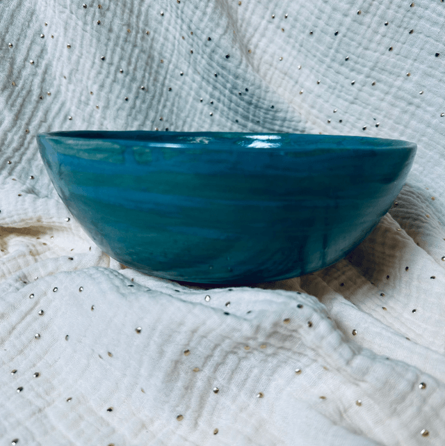 Saladier turquoise